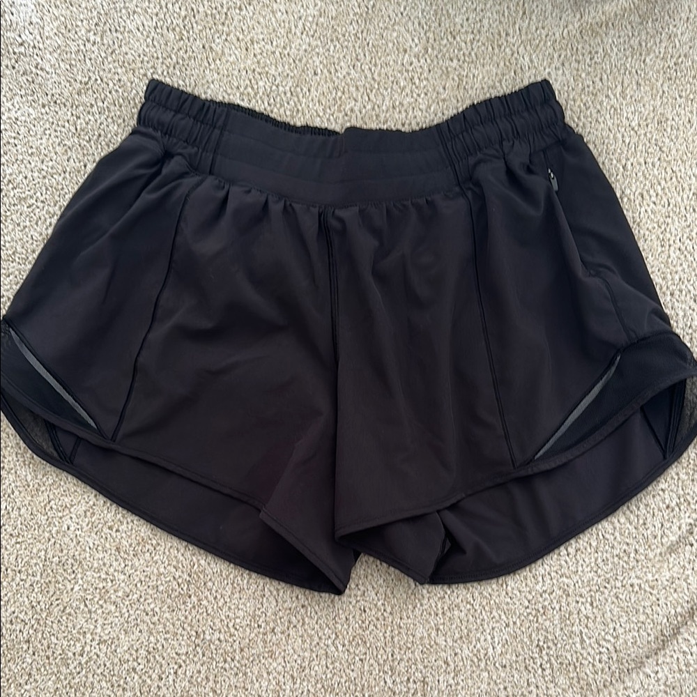 Women's Black Athletic Shorts